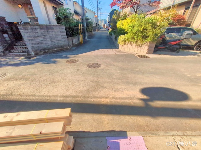 千葉県松戸市東平賀の新築戸建て外構写真 2025年11月19日撮影