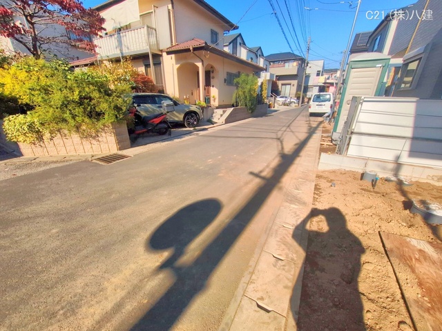 千葉県松戸市東平賀の新築戸建て外構写真 2025年11月19日撮影