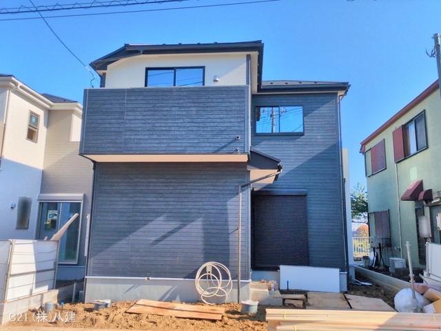 千葉県松戸市東平賀の新築戸建て外構写真 2025年11月19日撮影