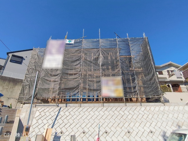 千葉県松戸市東平賀の新築戸建て上棟写真 2026年1月7日撮影