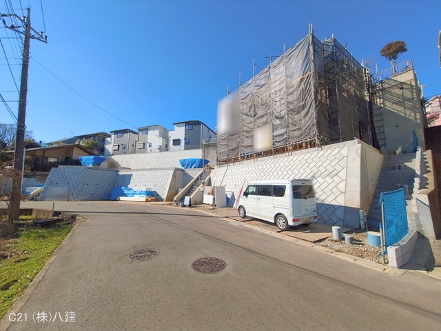 千葉県松戸市東平賀の新築戸建て上棟写真 2026年1月7日撮影