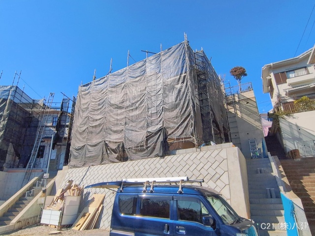 千葉県松戸市東平賀の新築戸建てシート写真 2026年1月28日撮影