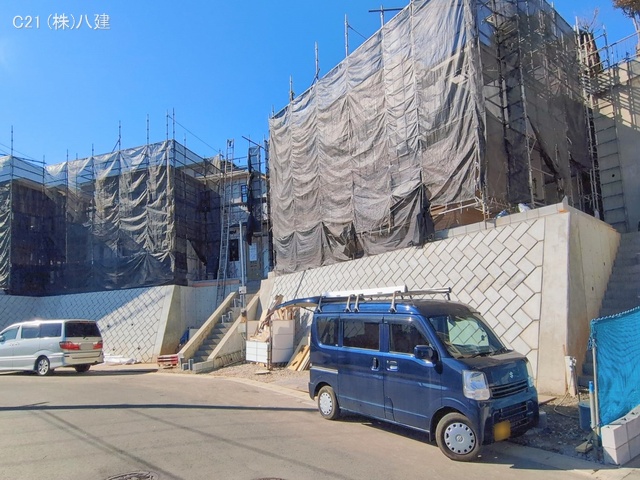 千葉県松戸市東平賀の新築戸建てシート写真 2026年1月28日撮影