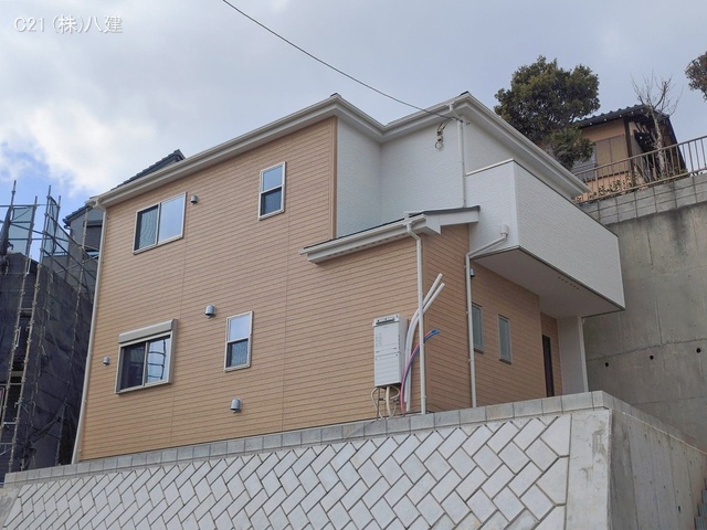 千葉県松戸市東平賀の新築戸建て外構写真 2026年2月17日撮影