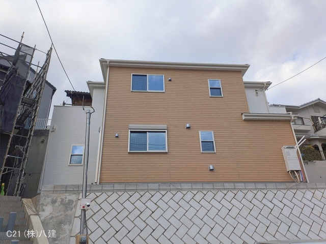 千葉県松戸市東平賀の新築戸建て外構写真 2026年2月17日撮影