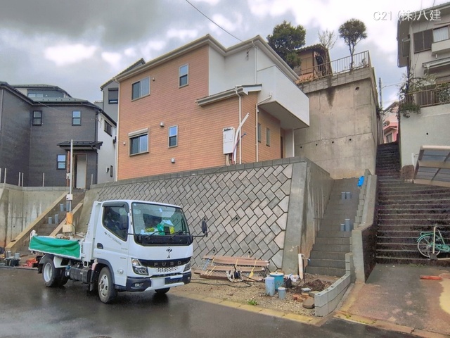 千葉県松戸市東平賀の新築戸建て外構写真 2026年3月25日撮影