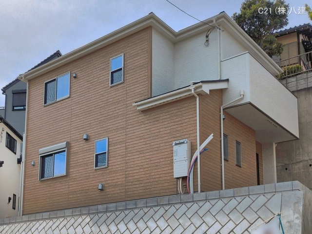 千葉県松戸市東平賀の新築戸建て外構写真 2026年4月16日撮影
