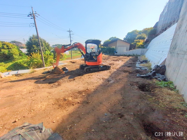 千葉県松戸市東平賀の新築戸建て更地・土地写真 2025年10月29日撮影