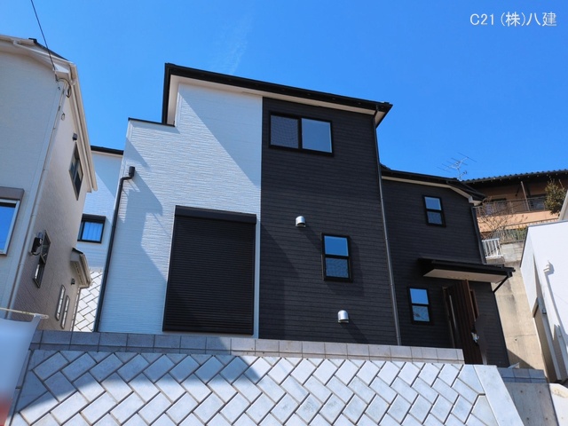 千葉県松戸市東平賀の新築戸建て外構写真 2026年3月8日撮影