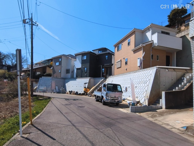 千葉県松戸市東平賀の新築戸建て外構写真 2026年3月8日撮影