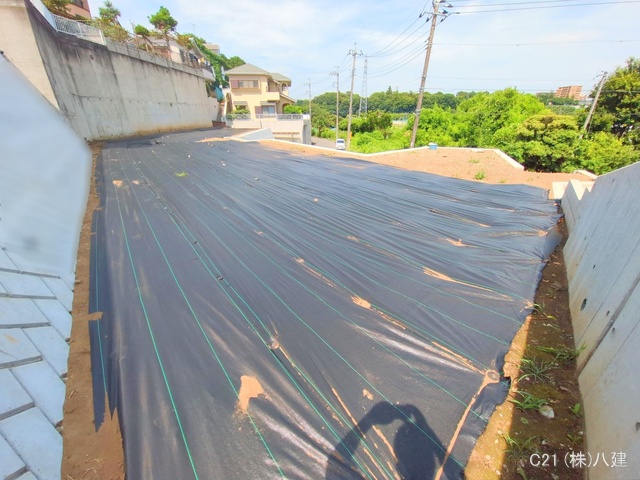 千葉県松戸市東平賀の新築戸建て更地・土地写真 2025年6月29日撮影