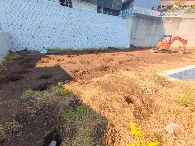 千葉県松戸市東平賀の新築戸建て更地・土地写真 2025年10月29日撮影