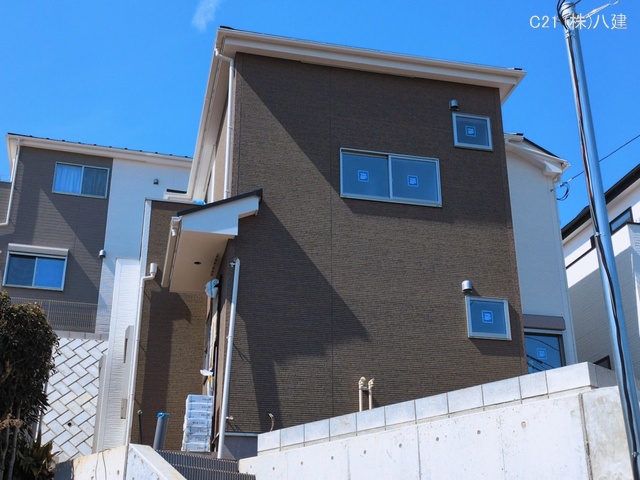 千葉県松戸市東平賀の新築戸建て外構写真 2026年3月8日撮影