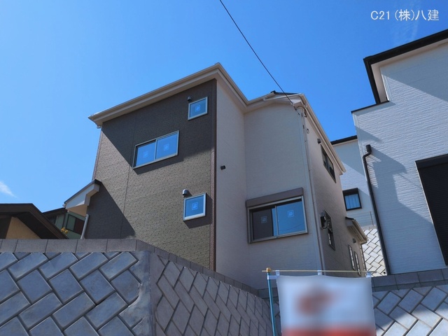 千葉県松戸市東平賀の新築戸建て外構写真 2026年3月8日撮影