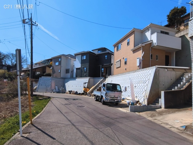 千葉県松戸市東平賀の新築戸建て外構写真 2026年3月8日撮影