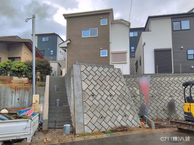 千葉県松戸市東平賀の新築戸建て外構写真 2026年3月25日撮影