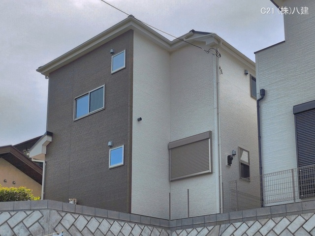 千葉県松戸市東平賀の新築戸建て外構写真 2026年4月16日撮影