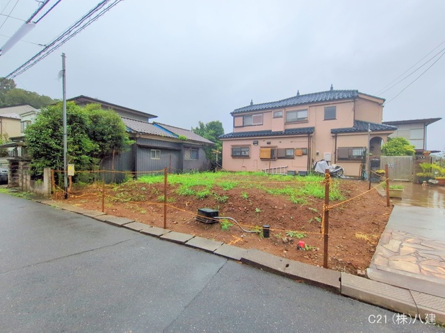 千葉県流山市松ケ丘５丁目の新築戸建て更地・土地写真 2025年7月13日撮影