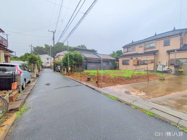 千葉県流山市松ケ丘５丁目の新築戸建て更地・土地写真 2025年7月13日撮影