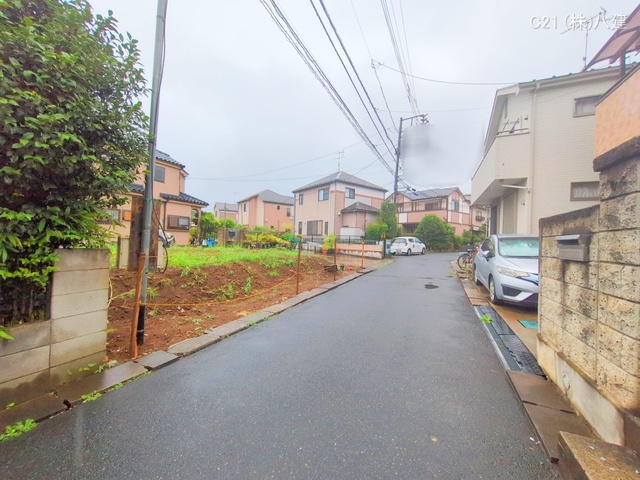 千葉県流山市松ケ丘５丁目の新築戸建て更地・土地写真 2025年7月13日撮影