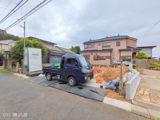千葉県流山市松ケ丘５丁目の新築戸建て基礎写真 2025年7月31日撮影