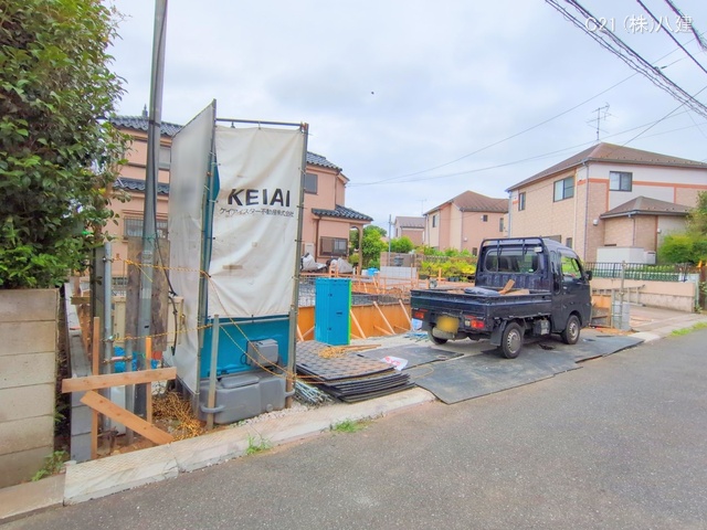 千葉県流山市松ケ丘５丁目の新築戸建て基礎写真 2025年7月31日撮影