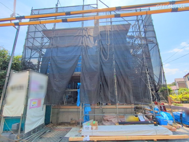 千葉県流山市松ケ丘５丁目の新築戸建て上棟写真 2025年8月20日撮影