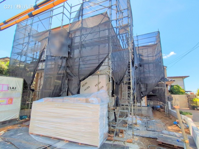 千葉県流山市松ケ丘５丁目の新築戸建てシート写真 2025年9月1日撮影