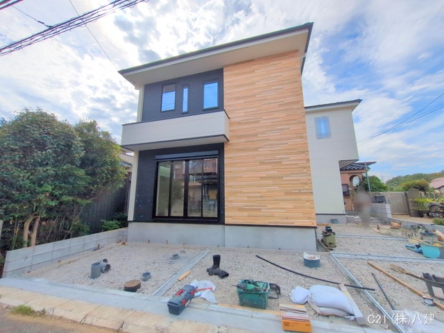 千葉県流山市松ケ丘５丁目の新築戸建て外構写真 2025年9月28日撮影