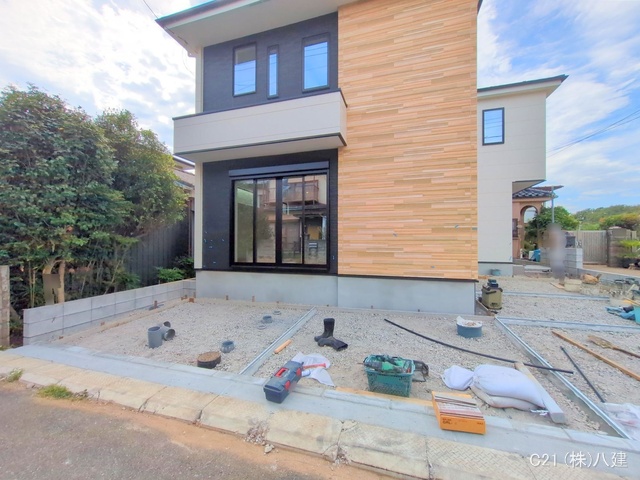 千葉県流山市松ケ丘５丁目の新築戸建て外構写真 2025年9月28日撮影