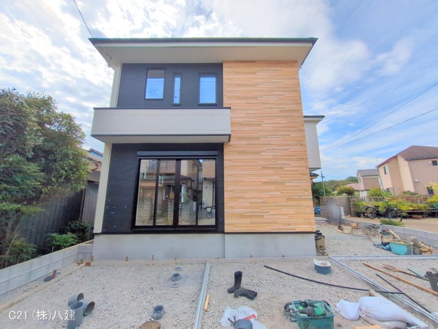 千葉県流山市松ケ丘５丁目の新築戸建て外構写真 2025年9月28日撮影