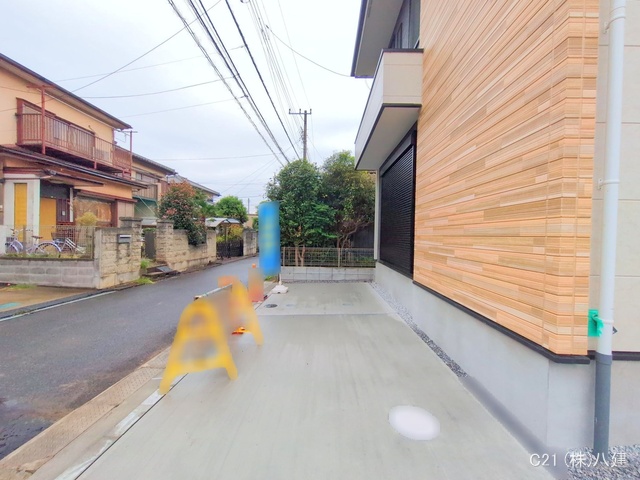 千葉県流山市松ケ丘５丁目の新築戸建て完成写真 2025年10月21日撮影