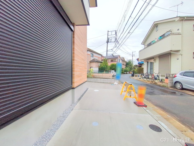 千葉県流山市松ケ丘５丁目の新築戸建て完成写真 2025年10月21日撮影