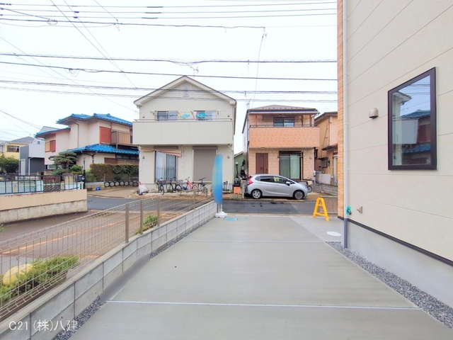 千葉県流山市松ケ丘５丁目の新築戸建て完成写真 2025年10月21日撮影