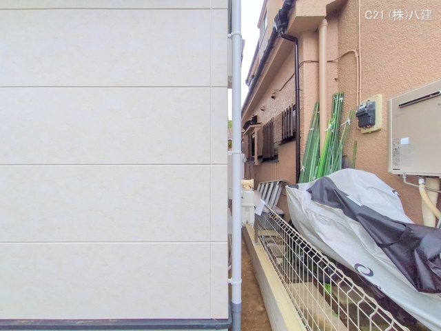 千葉県流山市松ケ丘５丁目の新築戸建て完成写真 2025年10月21日撮影