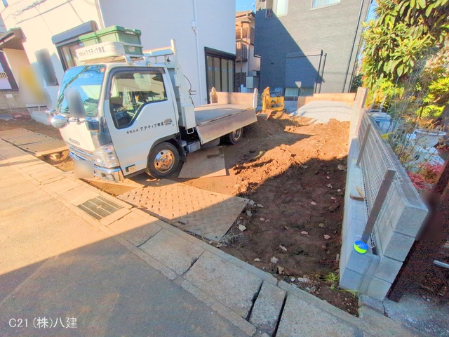 千葉県松戸市西馬橋３丁目の新築戸建て外構写真 2025年11月18日撮影