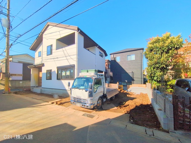 千葉県松戸市西馬橋３丁目の新築戸建て外構写真 2025年11月18日撮影