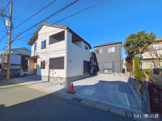 千葉県松戸市西馬橋３丁目の新築戸建て完成写真 2026年1月8日撮影