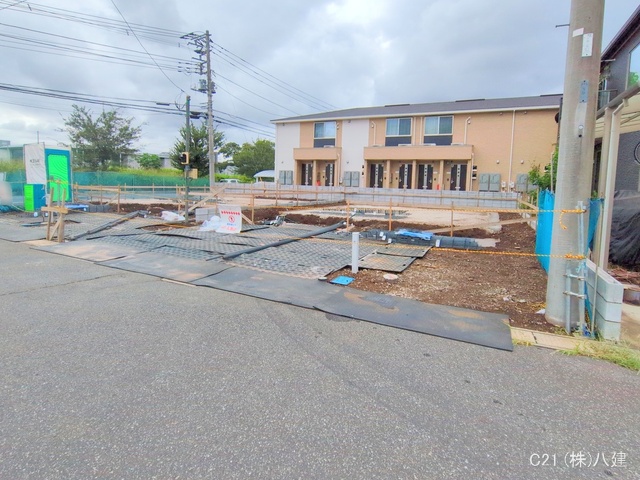 千葉県柏市柏の葉５丁目の新築戸建て基礎写真 2025年9月11日撮影