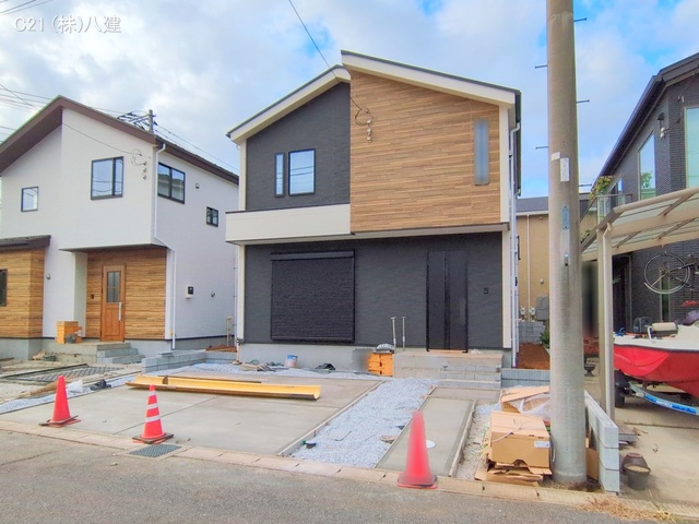 千葉県柏市柏の葉５丁目の新築戸建て外構写真 2025年11月19日撮影