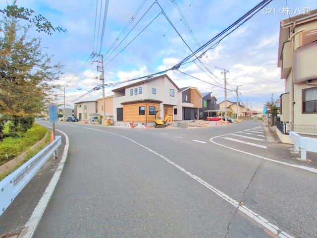 千葉県柏市柏の葉５丁目の新築戸建て外構写真 2025年11月19日撮影