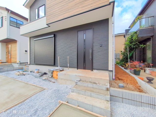 千葉県柏市柏の葉５丁目の新築戸建て外構写真 2025年11月19日撮影