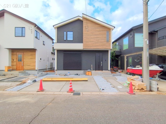 千葉県柏市柏の葉５丁目の新築戸建て外構写真 2025年11月19日撮影