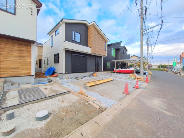 千葉県柏市柏の葉５丁目の新築戸建て外構写真 2025年11月19日撮影