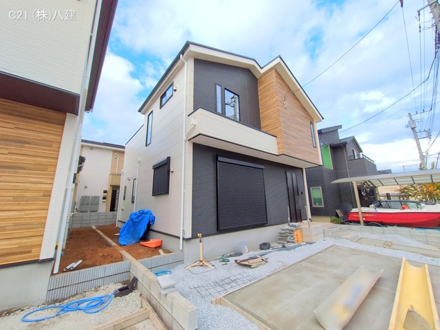 千葉県柏市柏の葉５丁目の新築戸建て外構写真 2025年11月19日撮影