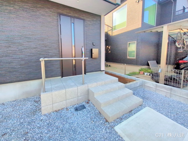 千葉県柏市柏の葉５丁目の新築戸建て完成写真 2025年12月16日撮影