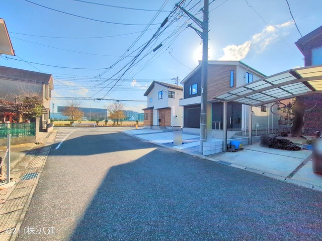 千葉県柏市柏の葉５丁目の新築戸建て完成写真 2025年12月16日撮影