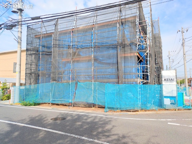 千葉県柏市柏の葉５丁目の新築戸建て上棟写真 2025年10月2日撮影