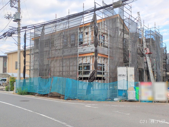 千葉県柏市柏の葉５丁目の新築戸建てシート写真 2025年10月23日撮影