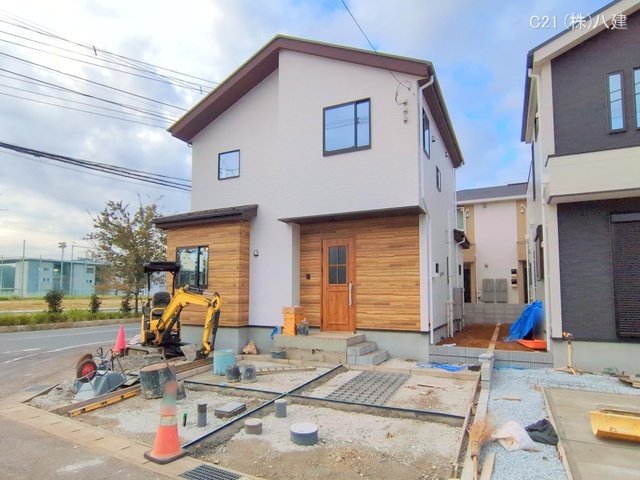 千葉県柏市柏の葉５丁目の新築戸建て外構写真 2025年11月19日撮影